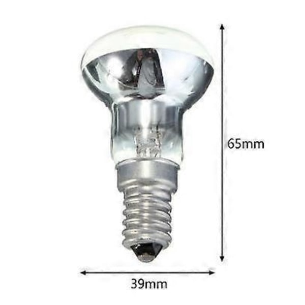 LED-lampa E14 2-pack LED-reflektor | Sockel: E14 | Varmvit | 2700K | 2,60W | motsvarande 40W | LED STAR R50 [Energiklass F]