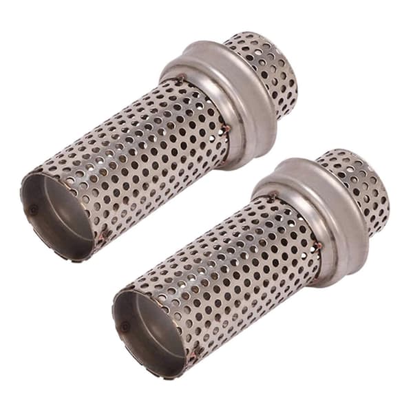2X Universal Motorsykkel Eksos Lyddemper DB Killer-Lyddemper Støy Eliminator Mesh DB Killer-Si