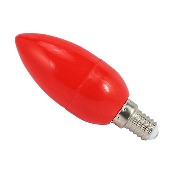 10x LED Ljus Ljuslampor Röd Lyckolampa Gud Ljus Energibesparande Ljuslampor, e14