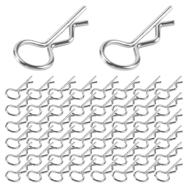 50st Mindre Stålclips S Skyddsstift Böj För 1/10 Rc Bil Fjärrkontroll Leksaker Reat Överträffa Reservdelar S-Yogu