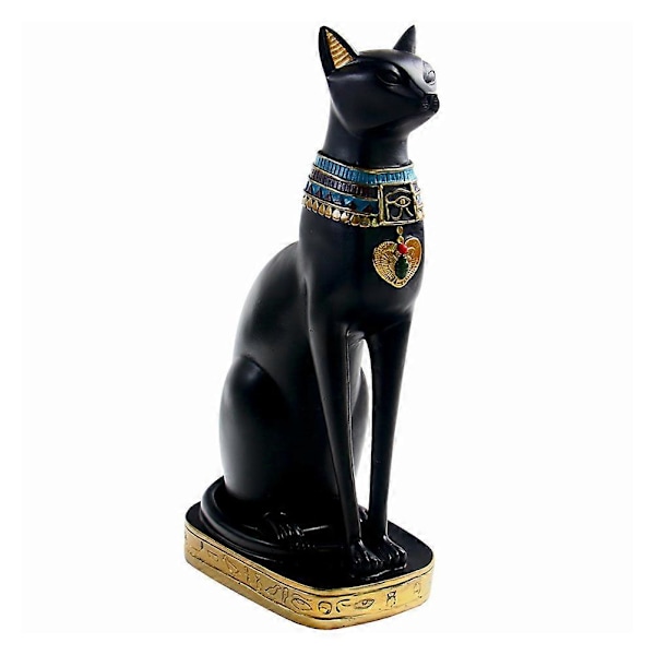 Egyptisk gudinna Bastet Katter Samlarfigur Staty Heminredning Kontorsdekor M