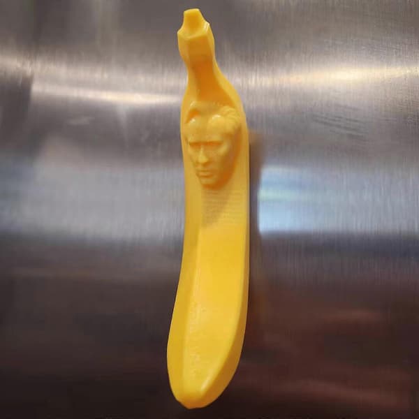Picolas Cage - Nicolas Cage Gurka Kylskåpsmagnet Prydnad Purple