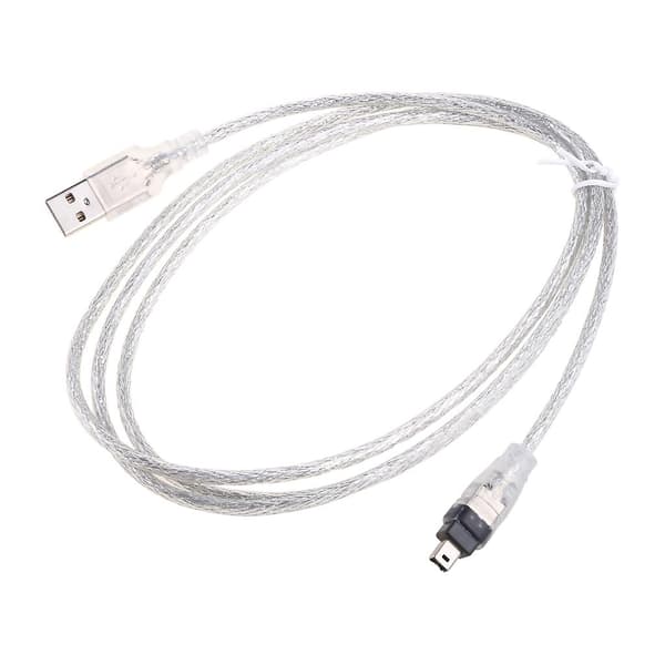 140cm/4,5ft USB 2.0 Han til IEEE 1394 4-polet Han Ilink Firewire DV Kabel til DV Kamera