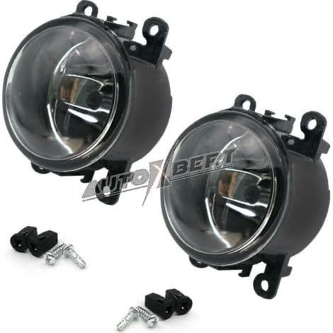 2x Halogen främre dimljus DRL-lampa för Ford Fiesta Focus Connect Transit Custom