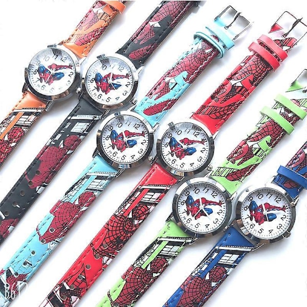Barn Pojkar Spiderman Kvarts Klocka Armbandsur