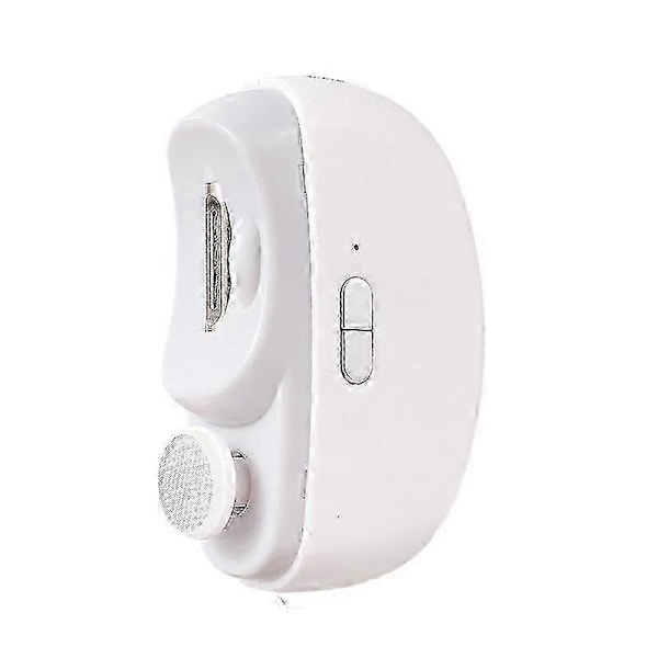 2 i 1 Automatisk Elektrisk Nagelklippare Trimmer Nagelknipsare med Lampa för Barn Vuxna, Vit