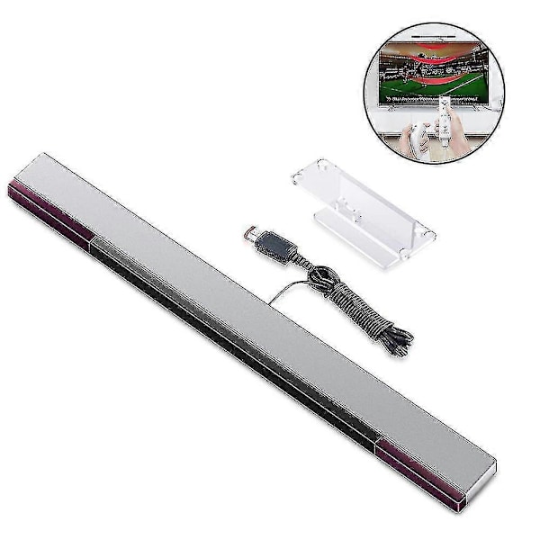 Ersättnings Infraröd Sensor Bar Kompatibel Med Wii Wii U Med Kabel (FMY)
