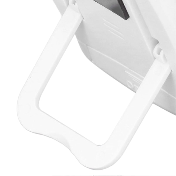 Triple Timer Ur Nedtælling Optælling 4,0x4,4cm LCD Display Multifunktion Hvid Indbygget Batteri