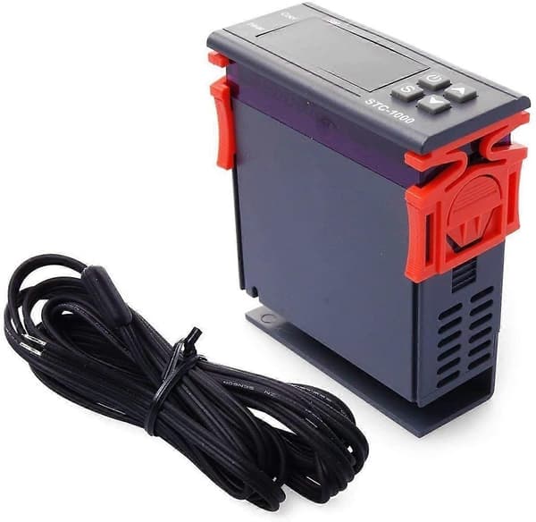 STC-1000 220V Allround-termostat Temperaturregulator Kalibrering Fahrenheit & Celsius Display + Sensorprob