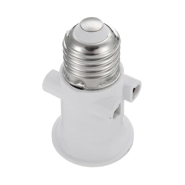 EU LED-polttimon sovitin lampunpidikkeen pohjaliitin AC100-240V 4A E27 ABS