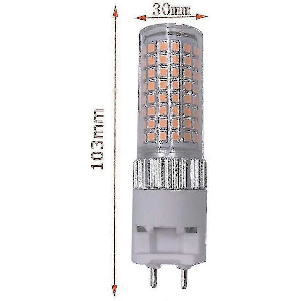 G12 LED-lampor, 20W 2000lm Smd2835 3000-6000k LED Majslampa Ultraljus Ac85-265v 360 Graders Vinkel A-FCY (FMY)