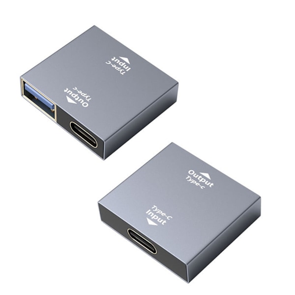 USB C Hona till USB C + USB 3.0 Hona Konverterare för Smartphone Tablet (FMY)