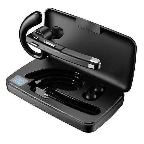 Øretelefon Bluetooth 5.1 Dobbel mikrofon CVC 8.0 støyreduksjon Svart