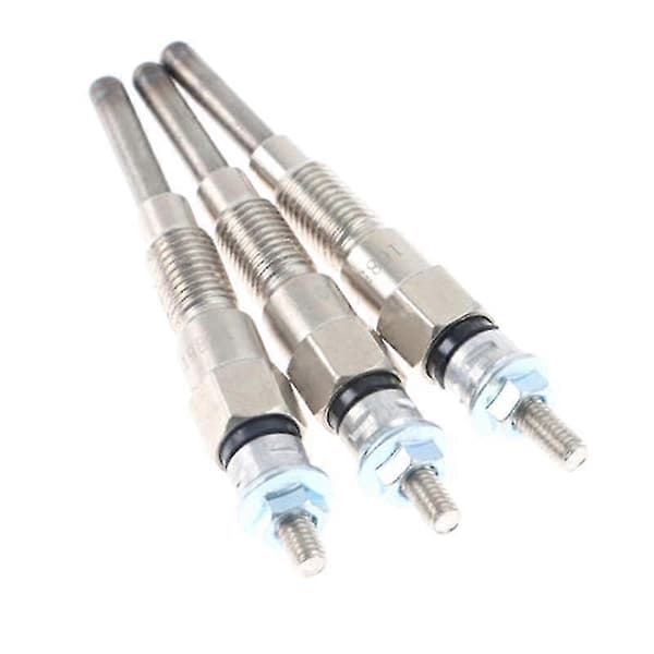 3 stk. motorvarmer gløderør 8 mm til traktor B21 B1700D B1700E reservedelsnummer 16851-65512 16851-65510