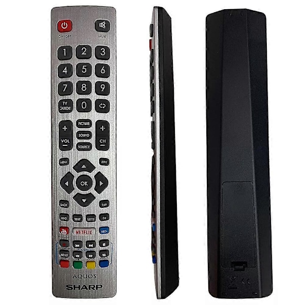 Ny Original SHW/RMC/0115 Fjärrkontroll För Sharp Aquos TV Netflix LC-40FG5342K