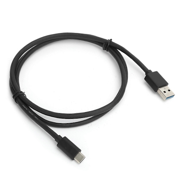 USBA till USBC Kabel Universell Datalinje Ljudöverföring Konverteringssladd 1 Meter Svart