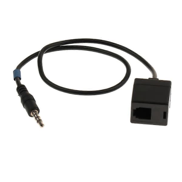 3,5 mm han til 4P4C RJ9 hun headset telefon lydadapter konverterkabel