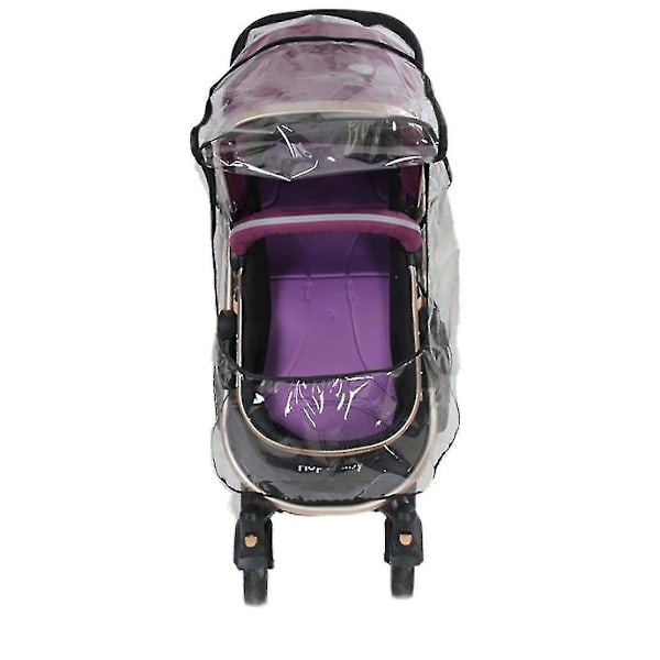Universal Vagn Regnskydd Vindskydd Transparent - Klar