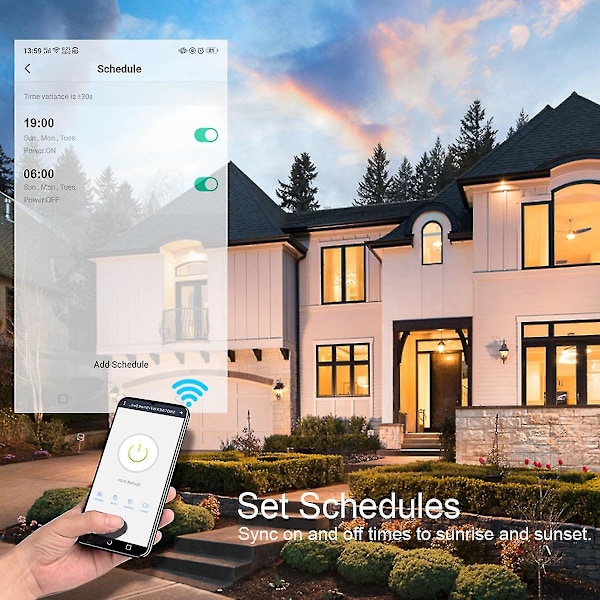 Sinotimer Tm609 Wifi Smart Timer Switch Tuya App Fjärrkontroll Trådlös Nedräkning Timer Switch Hem