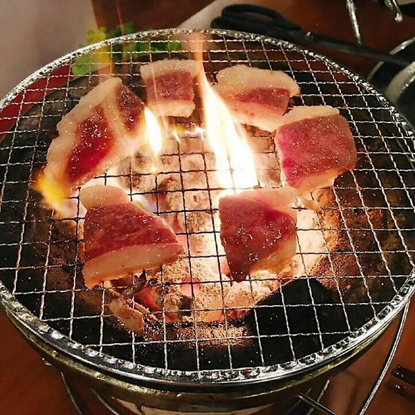 5 st/set Rund Engångs BBQ Grillgaller Rostnät Grill Bakplåt 26cm
