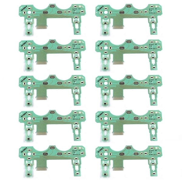 10 st Kretskort PCB Flatkabel för PS2 Handkontroll Ledande Film Joystick Knappsats Flexkabel SA1Q43-A
