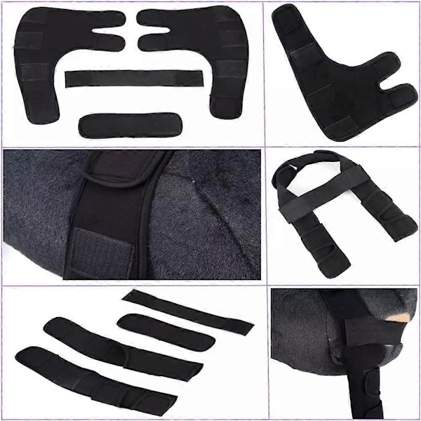 Hund Armbågsstöd för Axlar, Framben, Luxationer, Trycksår, Skador, Artrit, Stabilitetsförlust (L)