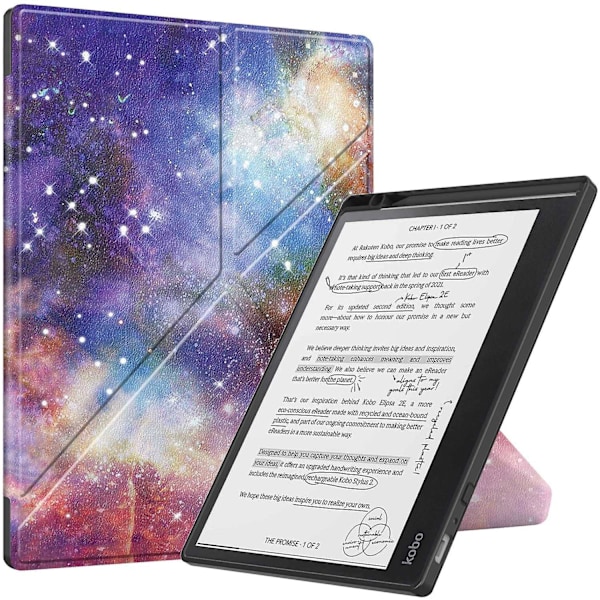 Målat Läder Smart Tablet Fodral För Kobo Elipsa 2E