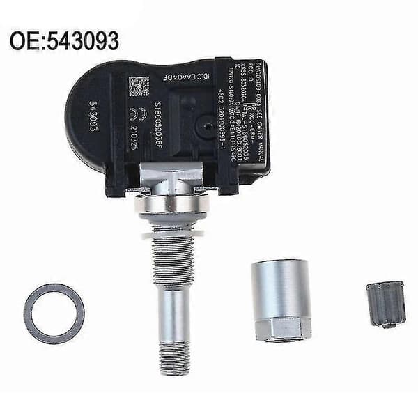 Däcktrycksgivare för bil Tpms Däcktrycksdetektor för 407 207 307 607 508 807 C4 5 6 7 8 9681102