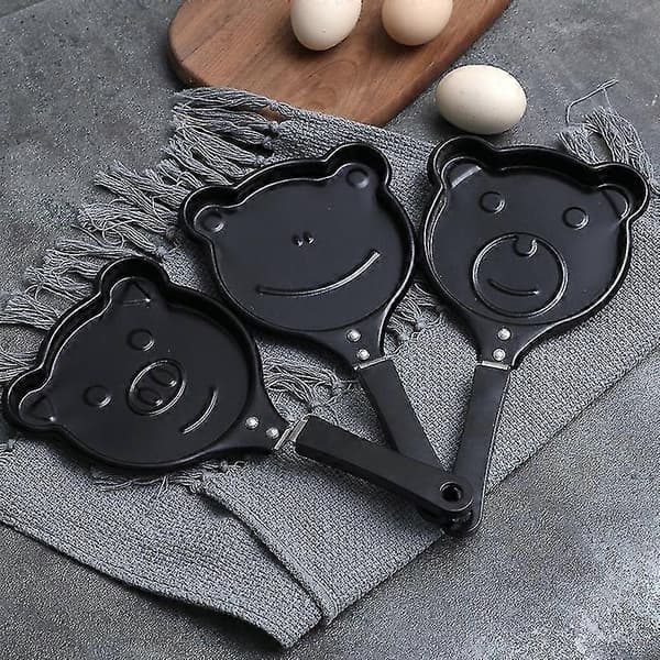 Pannekakeformer for barn Pannekakepanne Mini pannekaker Maker Pannekakeform for barn Non-stick pannekake Bear