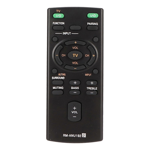 RM ANU192 Soundbar Fjärrkontroll Ersättning för SUB RM ANU191 SACT60BT SS WCT60 SSWCT60 HT CT60BT HTCT60BT SA CT60BT