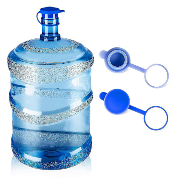 5 Gallons Vattenflaska Jug Caps Återanvändbara Hållbara Silikon Spillfri Jug Lock För 55mm Flaskor Endast Lock 2Pcs