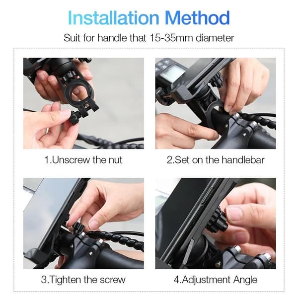 Universal mobile holder bicycle electric scooter motorcycle for mobile phone