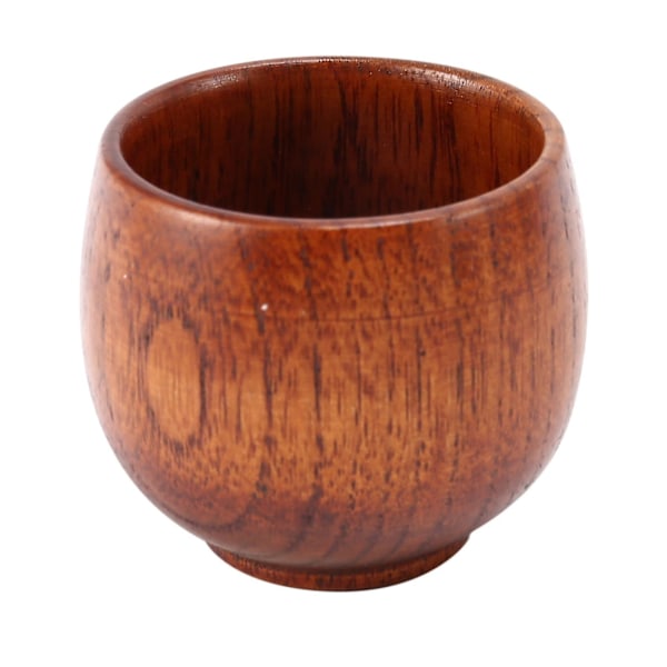 5 st Teset Liten Träkopp Liten Kopp Grön Träkopp Med Naturligt Trä Vin Kopp Trä Te Drin Wood color