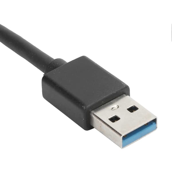 USBA til USBC Kabel Universel Datalinje Lydtransmission Konverteringsledning 1 Meter Sort