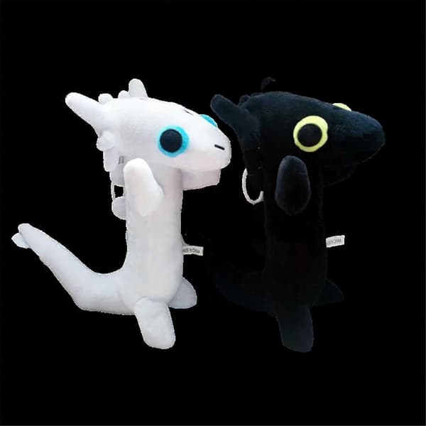Toothless Dancing Meme Plyschleksak Dansande Drake 25cm Docka Svart