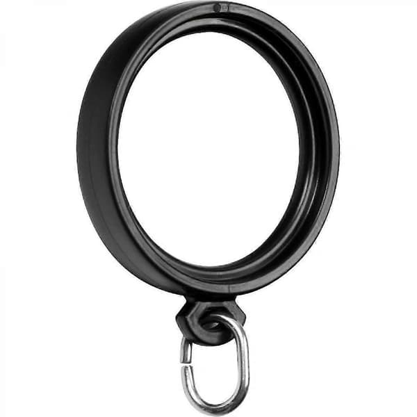 Gardinsringe - 4,3 cm Ring til Gardin Krog Pins, Sæt af 20 - Sort