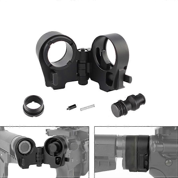 Fällbar Kolvadapter Jaktverktyg Snabbkopplingsfästen Jakttillbehör För AR 15 AR 10 (FMY)