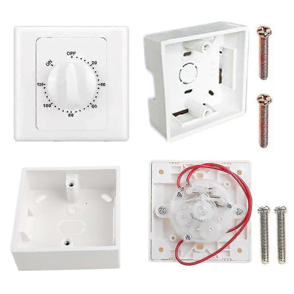 AC 220V 2000W Timer Switch Kontrol Pumpe Mekanisk Nedtællingskontrol