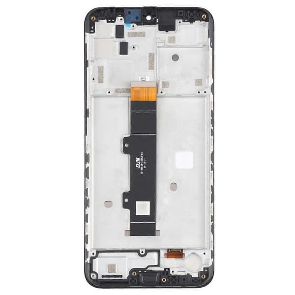 Til Motorola Moto G30 Grade B LCD-skærm og Digitizer-samling+Ramme