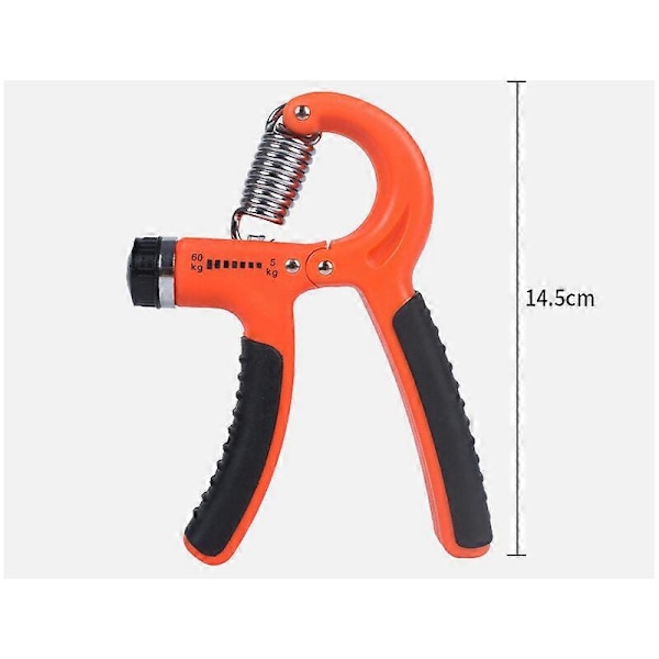 Handgrepp och Underarmsförstärkare Träningskit - 2-pack, Justerbart Handgrepp, Fingerövningsredskap, Fingersträckare, Träningsring och Stressboll (B