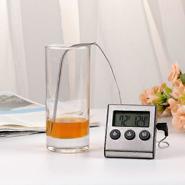 Kylskåpstermometer med larm, Hög- och lågtemperaturlarm InställningarNY2 style3291