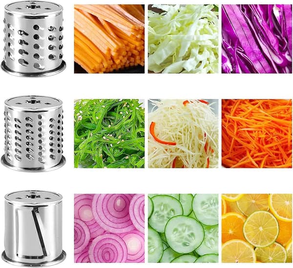 Rivjern og kuttertilbehør for Kitchenaid-mikser, kuttertilbehør for rask skjæring av grønnsaker til salater, poteter