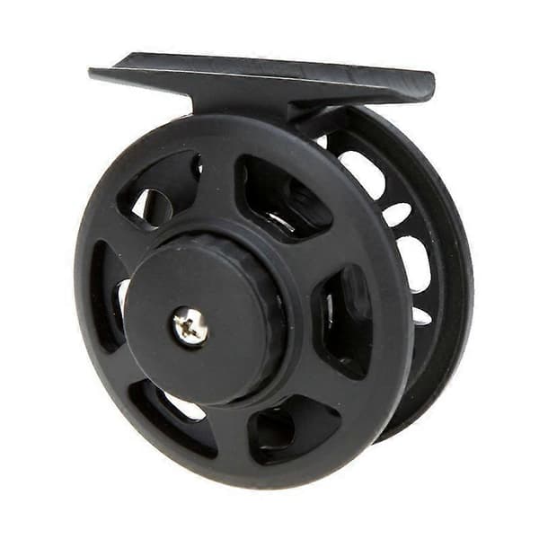 Flugrulle i plast för flugfiske i å, utbytbar för vänster/höger hand (rulldiameter 42 mm)