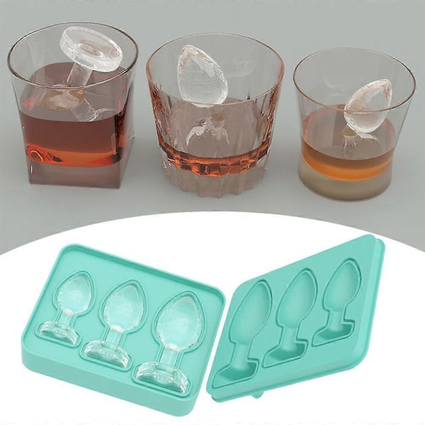Prank Butt Plug Formede Isterningebakker Silikoneform til DIY Kage Chokolade Slik begie