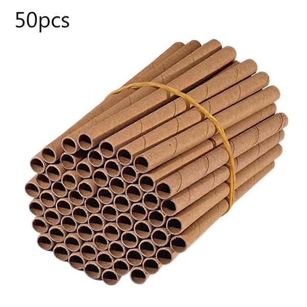 50 Stykker Bier Hus Rør Refill Papirrør Liners Papp Bier Hekkerør