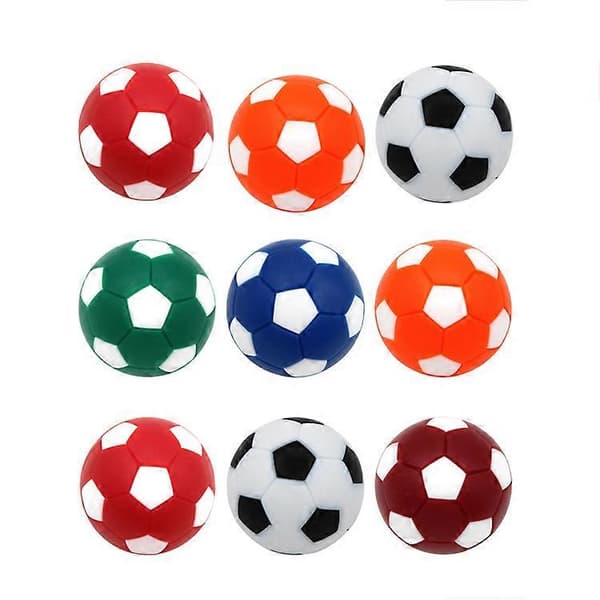 9 stk. Bordfodboldbolde 36 mm Bordfodbold Bolde Til Bordfodbold Bordspil Bordfodbold Tilbehør
