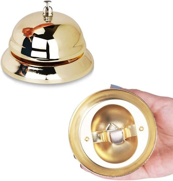 Gyllene Hand Ringklocka Serviceklocka Restaurang Ringklocka Reception Kundklocka (FMY)