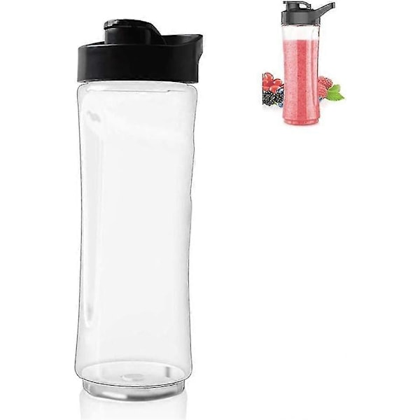 Ersättningsflaska för Smoothie Blender, 20oz Sportflaska med Lock för Oster BLSTPB BLSTP2 Modeller, Smoothie Blender eller Mugg 1pc