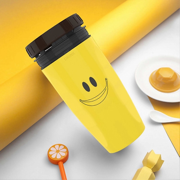 Portabel Twizz Mugg Läcksäker Resemugg med Sugrör Dubbla Lager Isolerad Silikon Twist Design Varma/Kalla Dryckesmuggar för Barn Studenter Jikaixiang Grey A