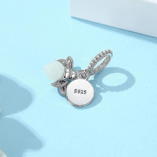 925 Sterling Silver Charms Firefly Butterfly Chameleon Hängeberlock Pärlor Passar Pandora Armband Halsband Smycken För Kvinnor Banmo